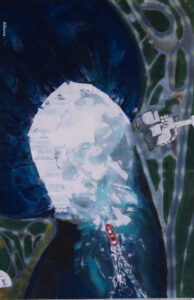 NIAGARA  Acrilico. su canvas telaio100x50cm 1100€