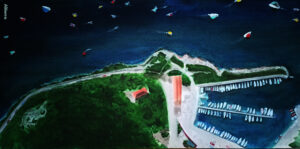 TORBOLE LAGO DI GARDA acrilico su canvas telaio 60x80cm 700€