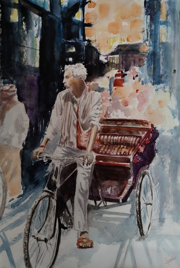 Watercolor & ink 38x56 cm