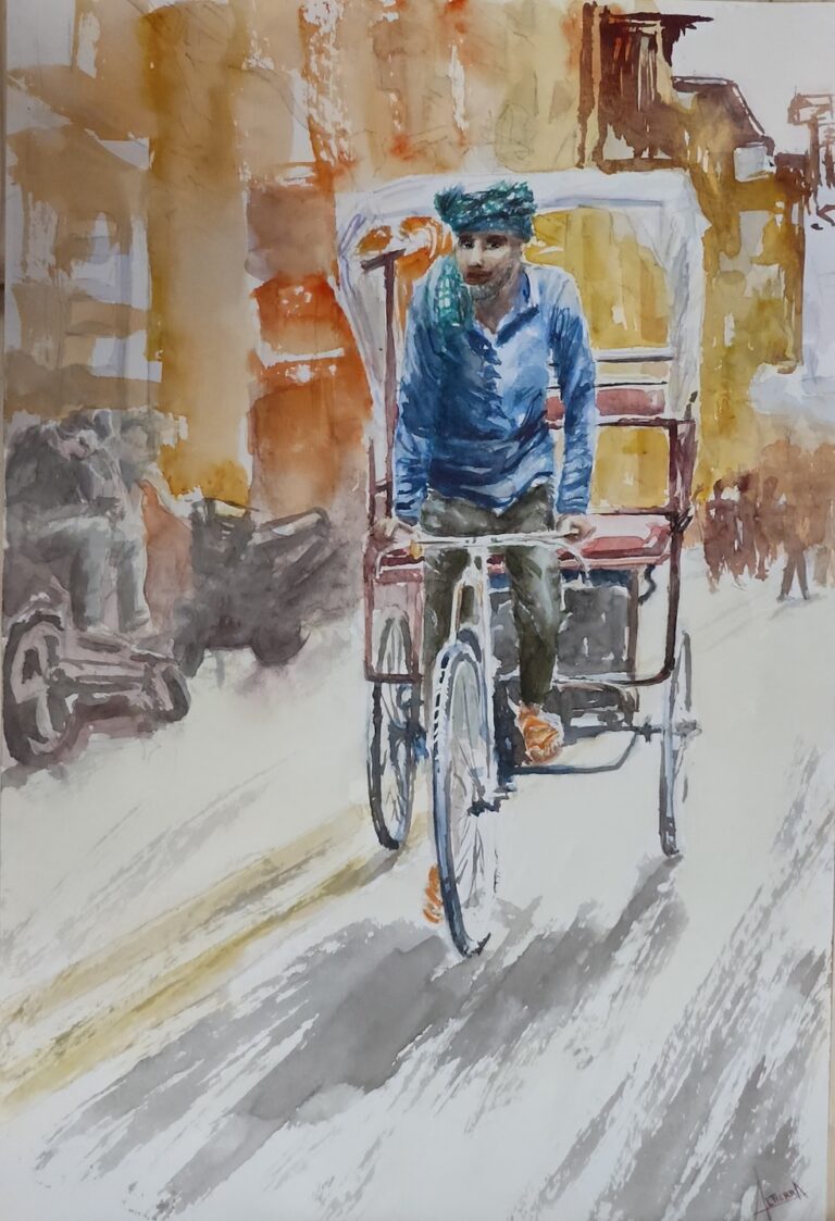 Watercolor & ink 38x56 cm