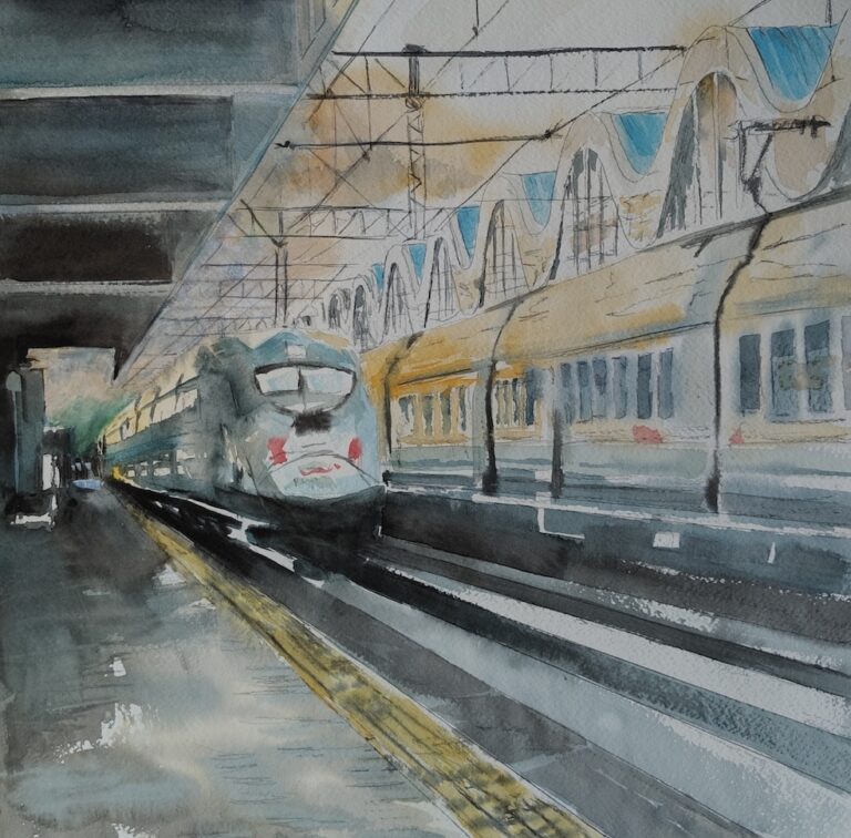 Watercolor 38x56 cm o quadrato